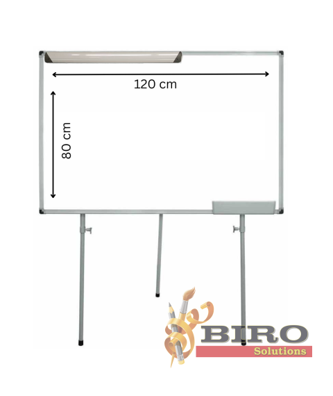 Tablă Flipchart magnetică 80х120 cm, 3 picioare telescopice, Interpano